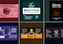 design supplement box and pouch packaging and label